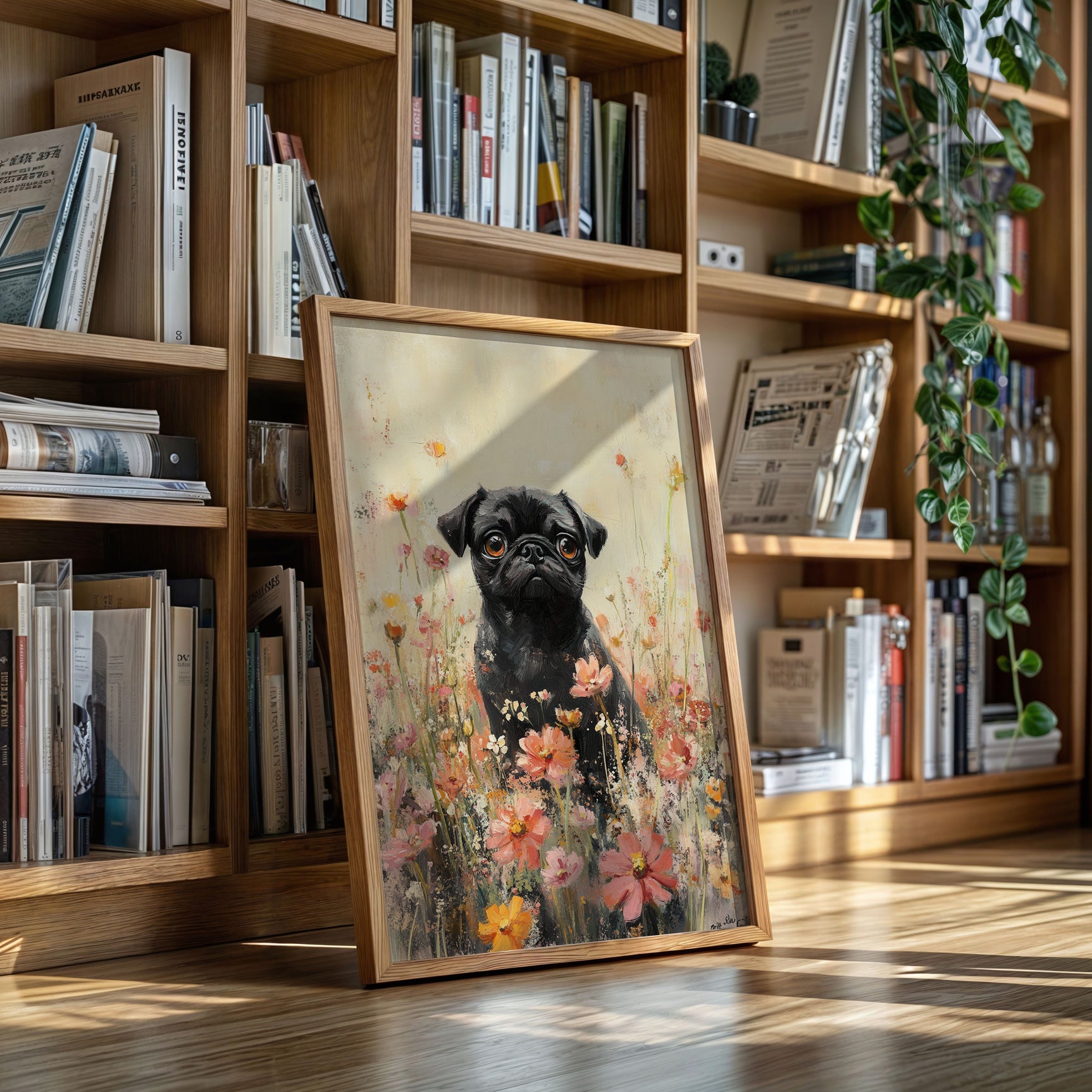 Blissful Pug Meadow