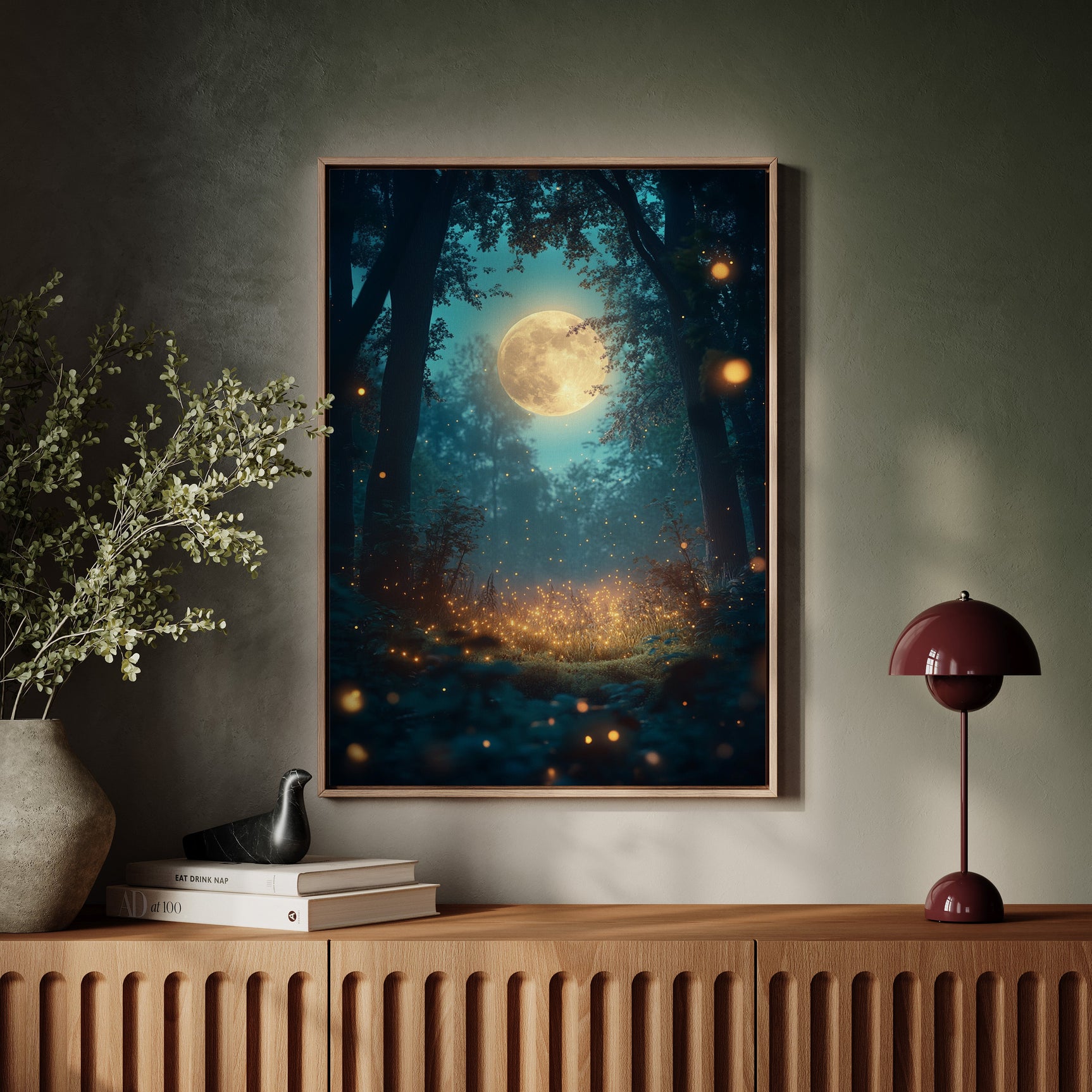 Moonlit Whispers in the Grove