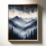 Starlit Peaks in Twilight