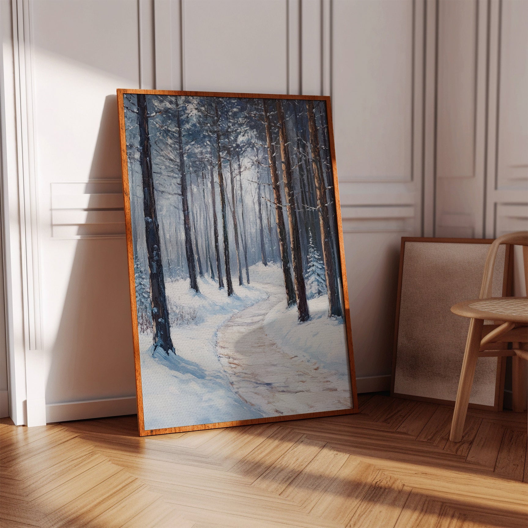 A Path Through Winter's Embrace