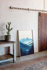 Serene Peaks - Tranquil Mountain Landscape Art