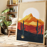 Desert Sunrise - Bold Landscape Art