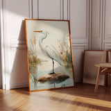 Tranquil Heron Reverie