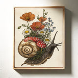 Whimsical Snail Reverie