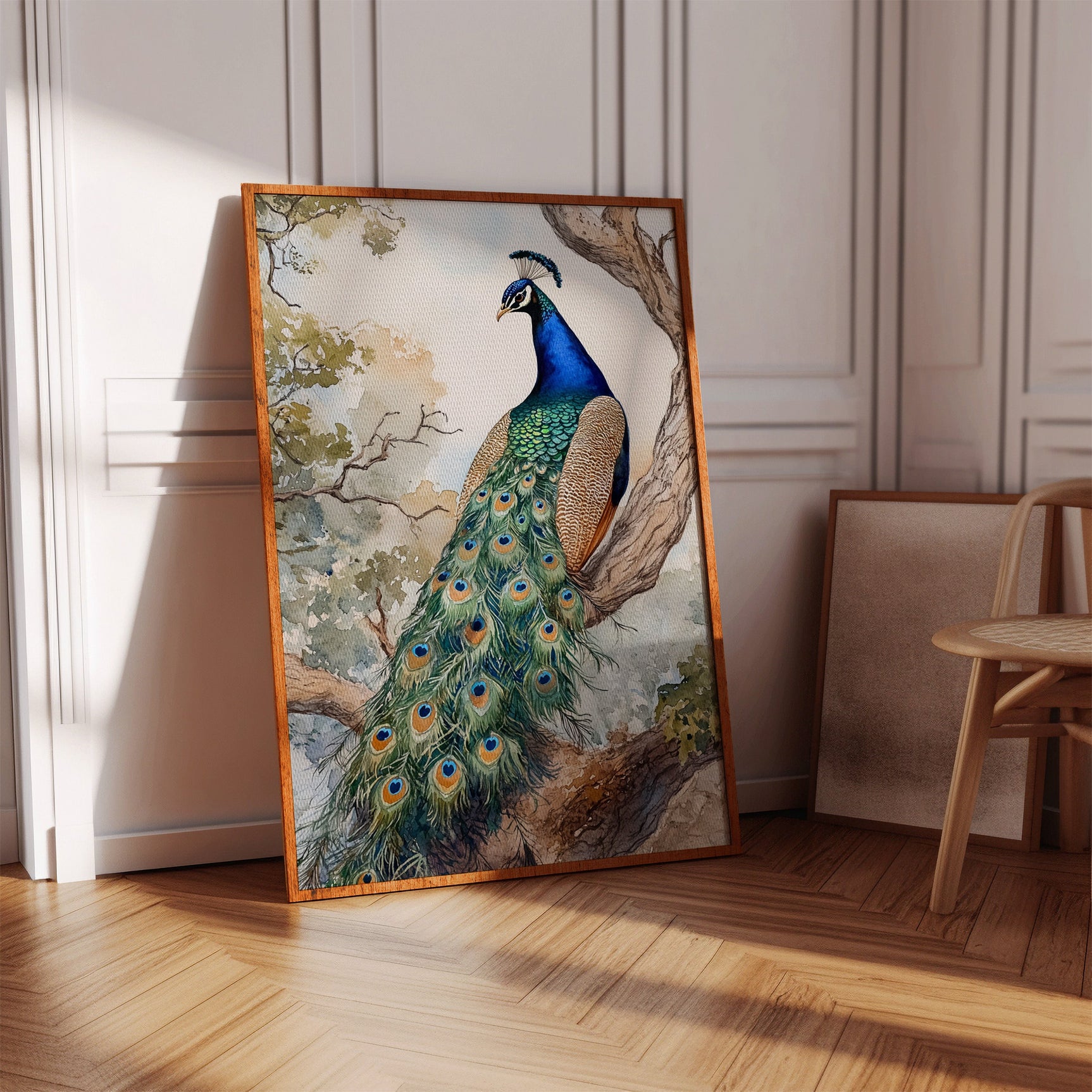 Emerald Peacock Elegance