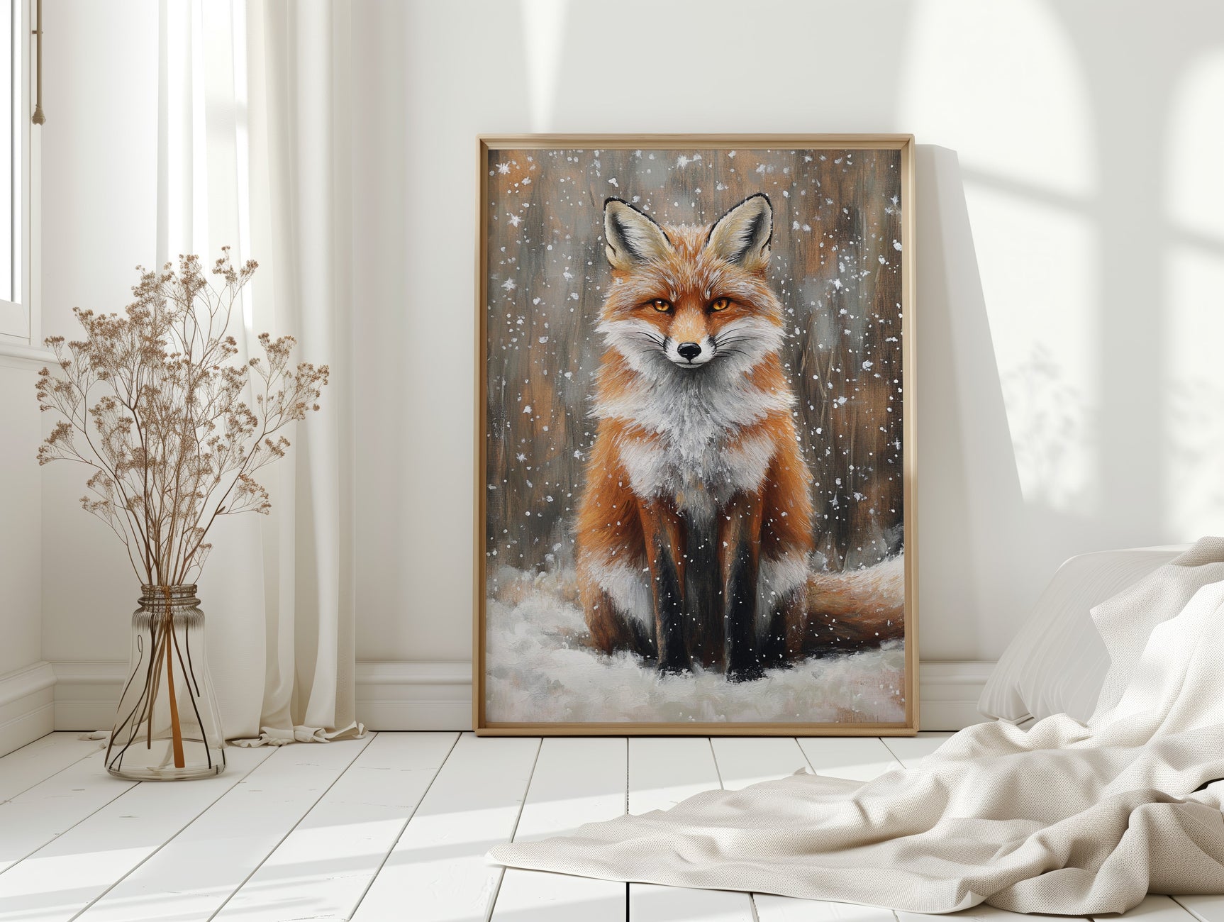 Crimson Snow Fox