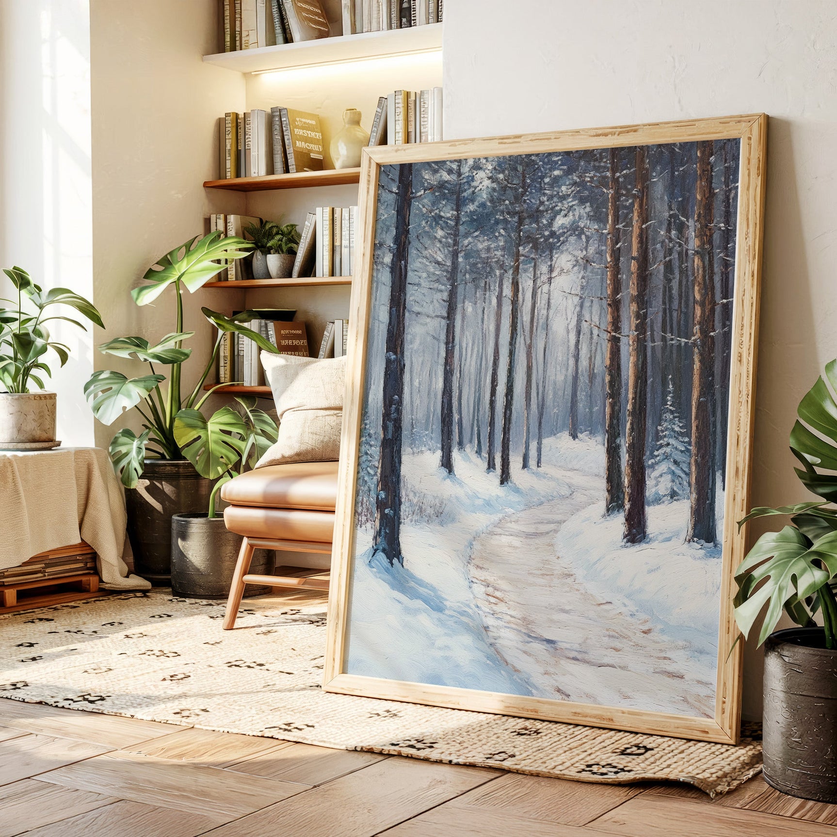 A Path Through Winter's Embrace