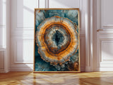 Ethereal Geode - Earthy Abstract Art