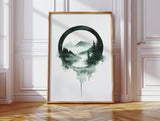 Tranquil Wilderness - Minimalist Forest Art