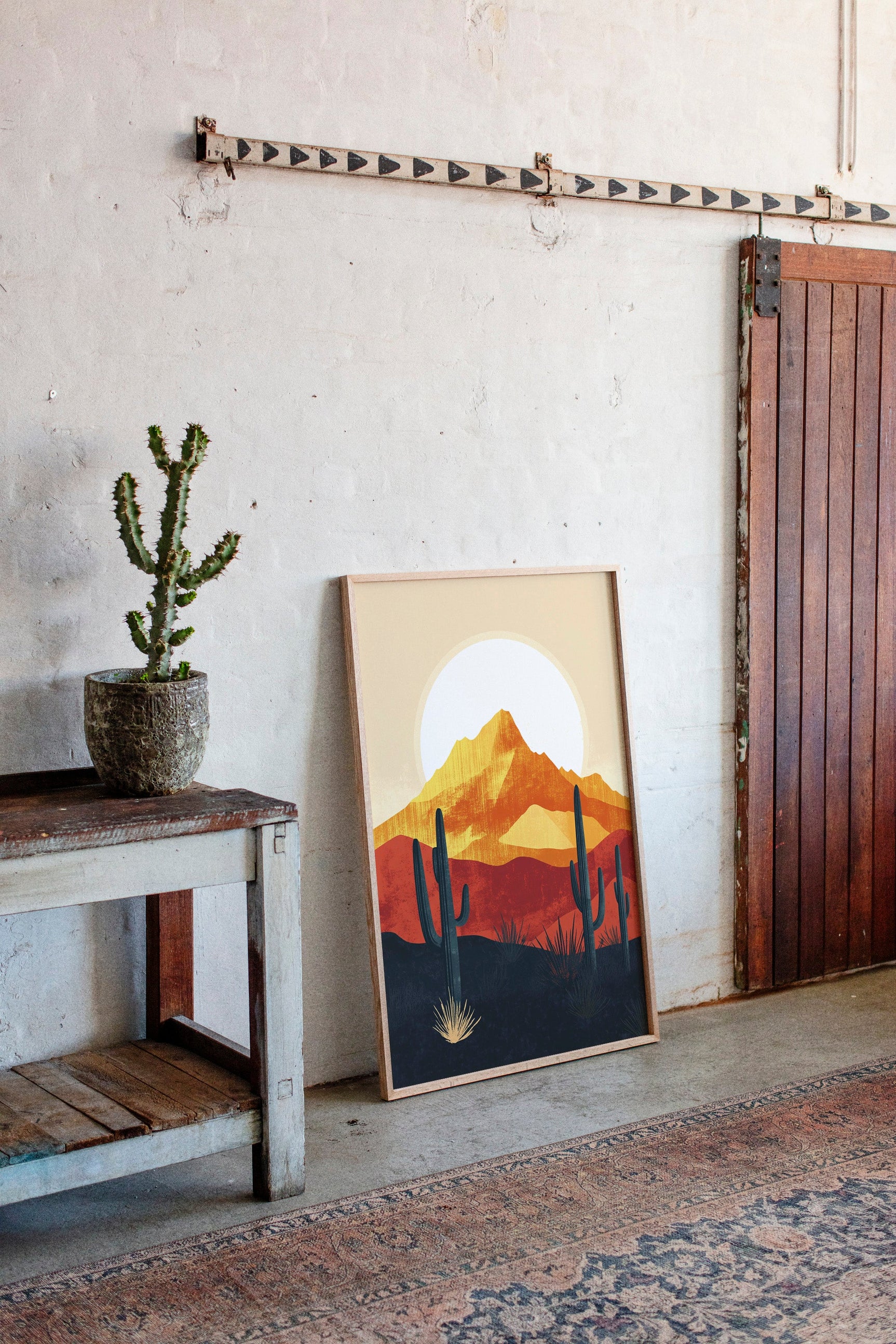 Desert Sunrise - Bold Landscape Art