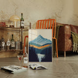 Serene Peaks - Modern Mountain Landscape Print
