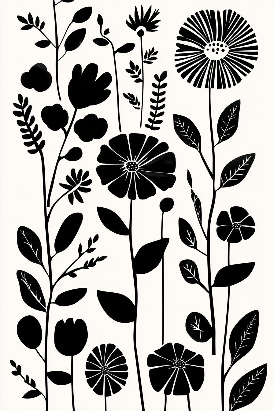 Monochrome Bloom