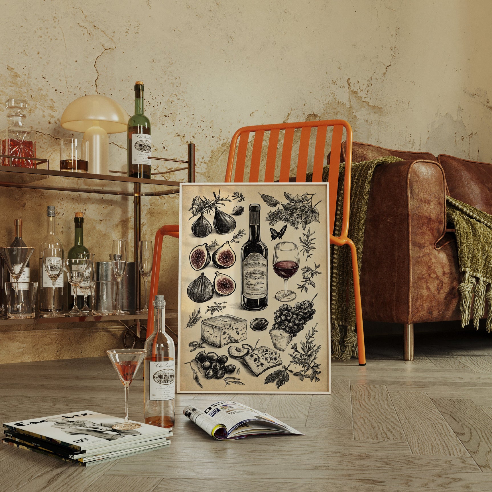 Vintage Vineyard Reverie