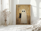 Spooky Feline Friendship
