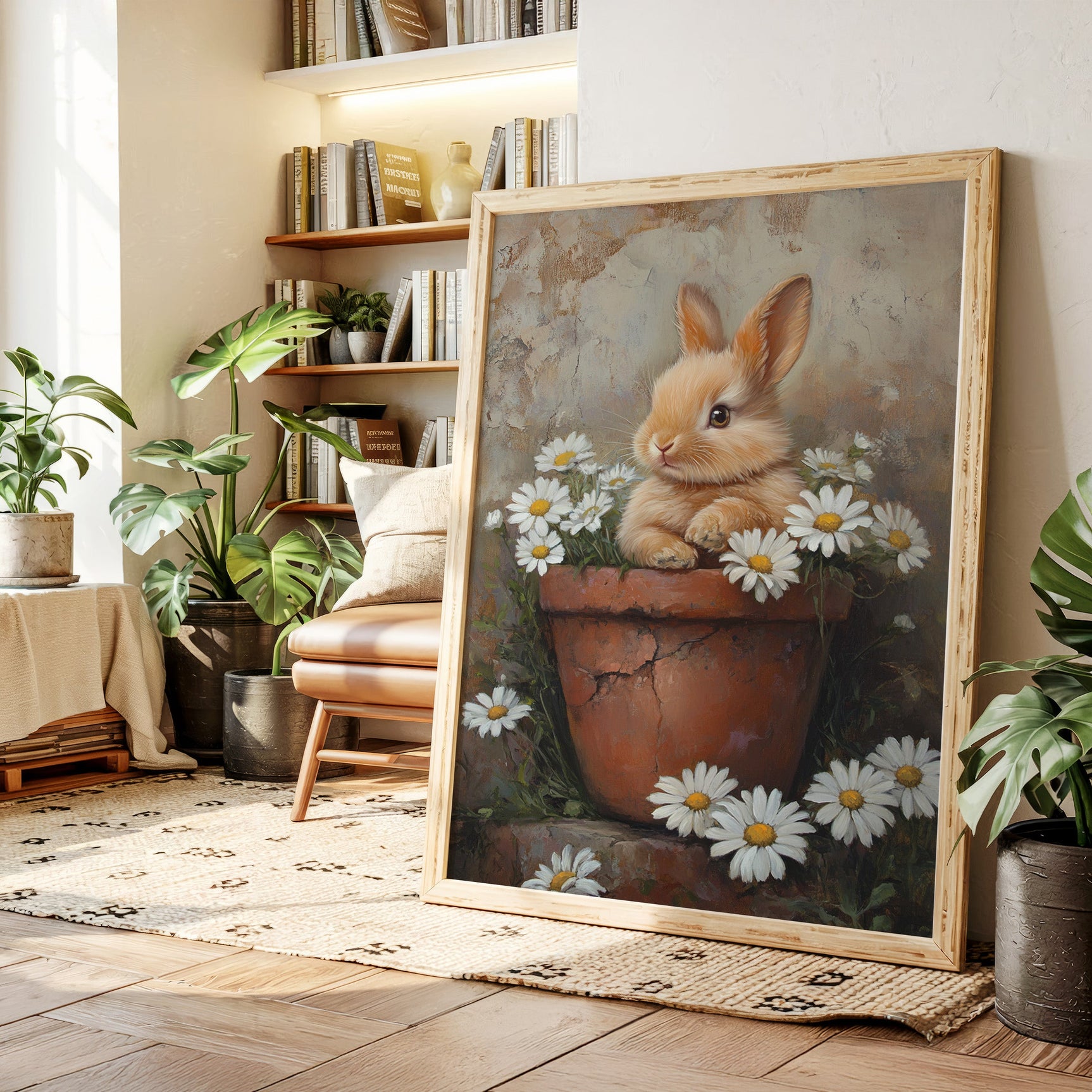 Rustic Bunny Blossom Reverie