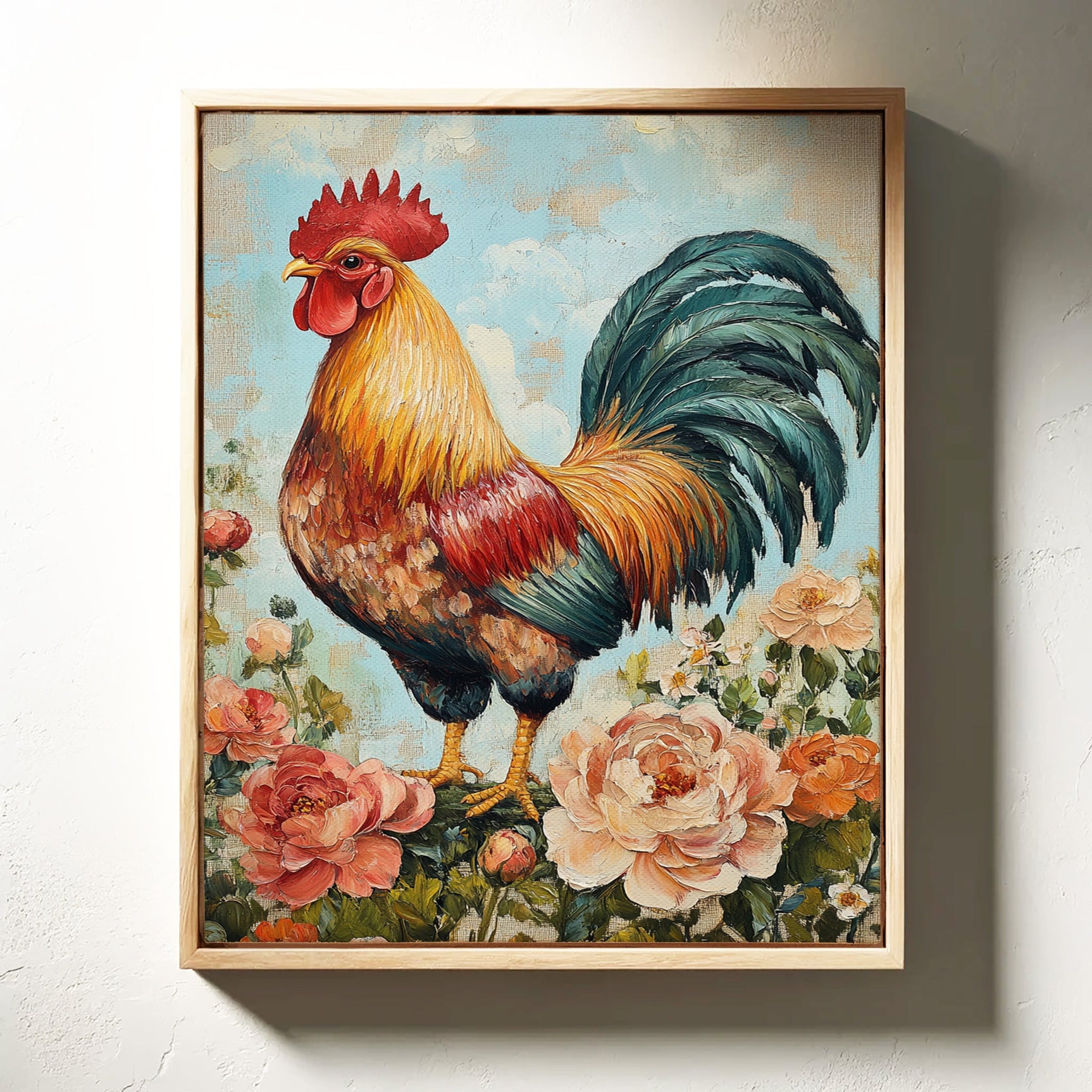 Sunlit Rooster