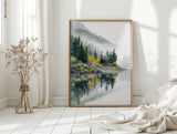 Autumn's Embrace on Still Waters
