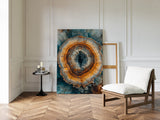 Ethereal Geode - Earthy Abstract Art