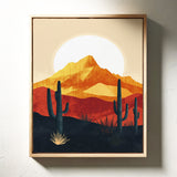 Desert Sunrise - Bold Landscape Art