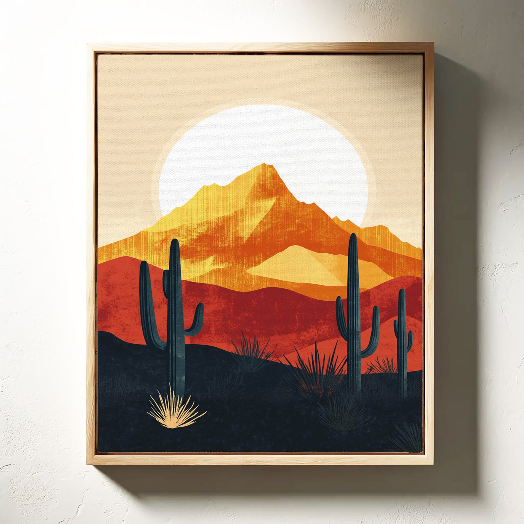 Desert Sunrise - Bold Landscape Art