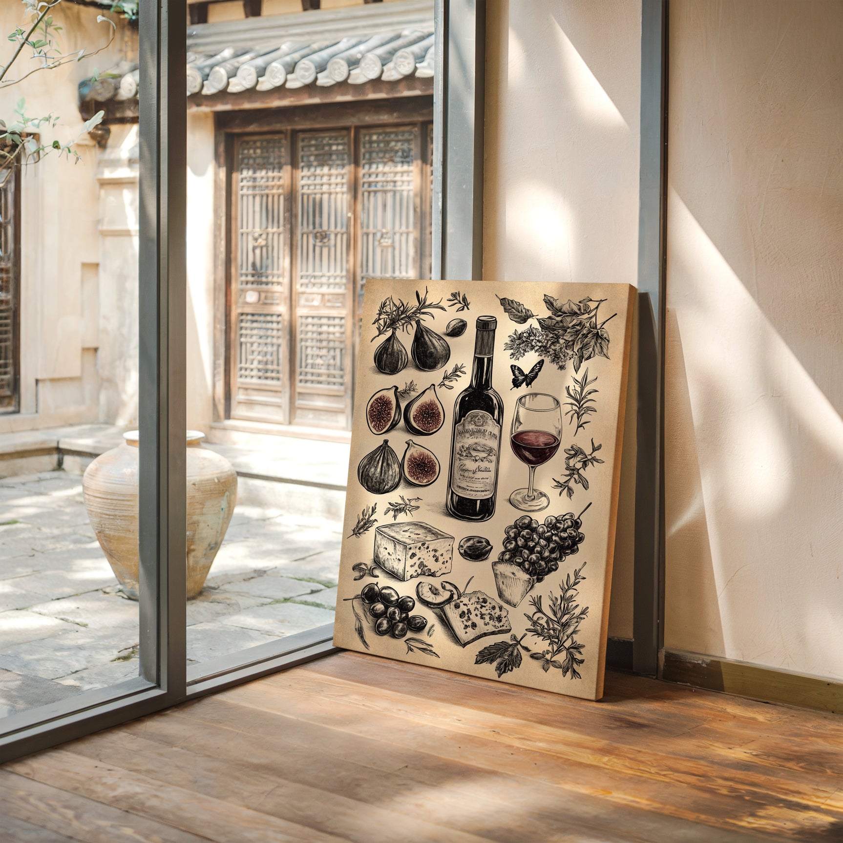 Vintage Vineyard Reverie