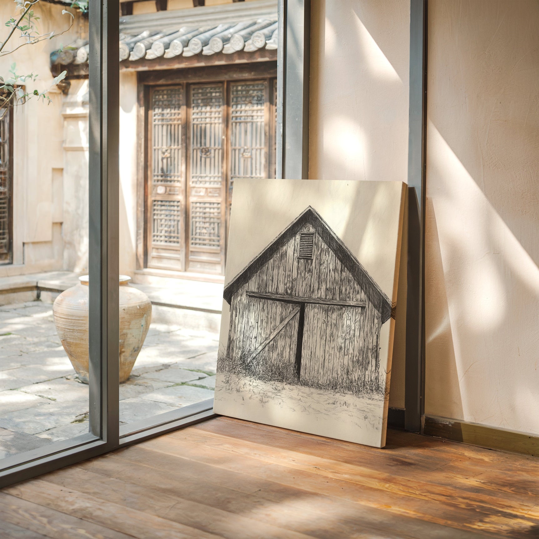 Rustic Echoes: Barn