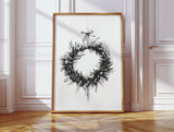 Monochromatic Wreath in Winter