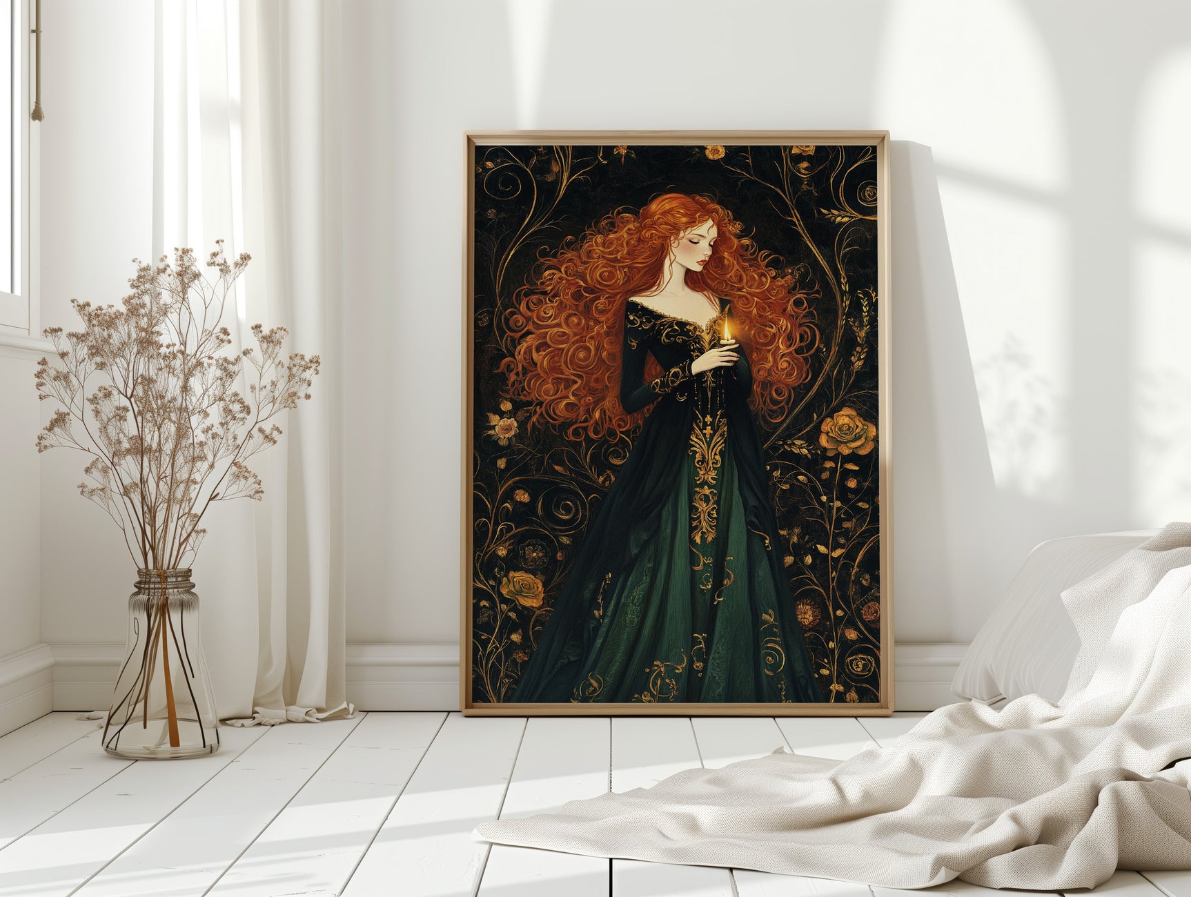A Flame Among Golden Vines