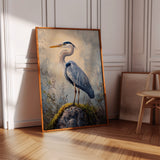 Azure Serenity Heron