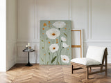 Tranquil Meadows - Modern Floral Canvas Art