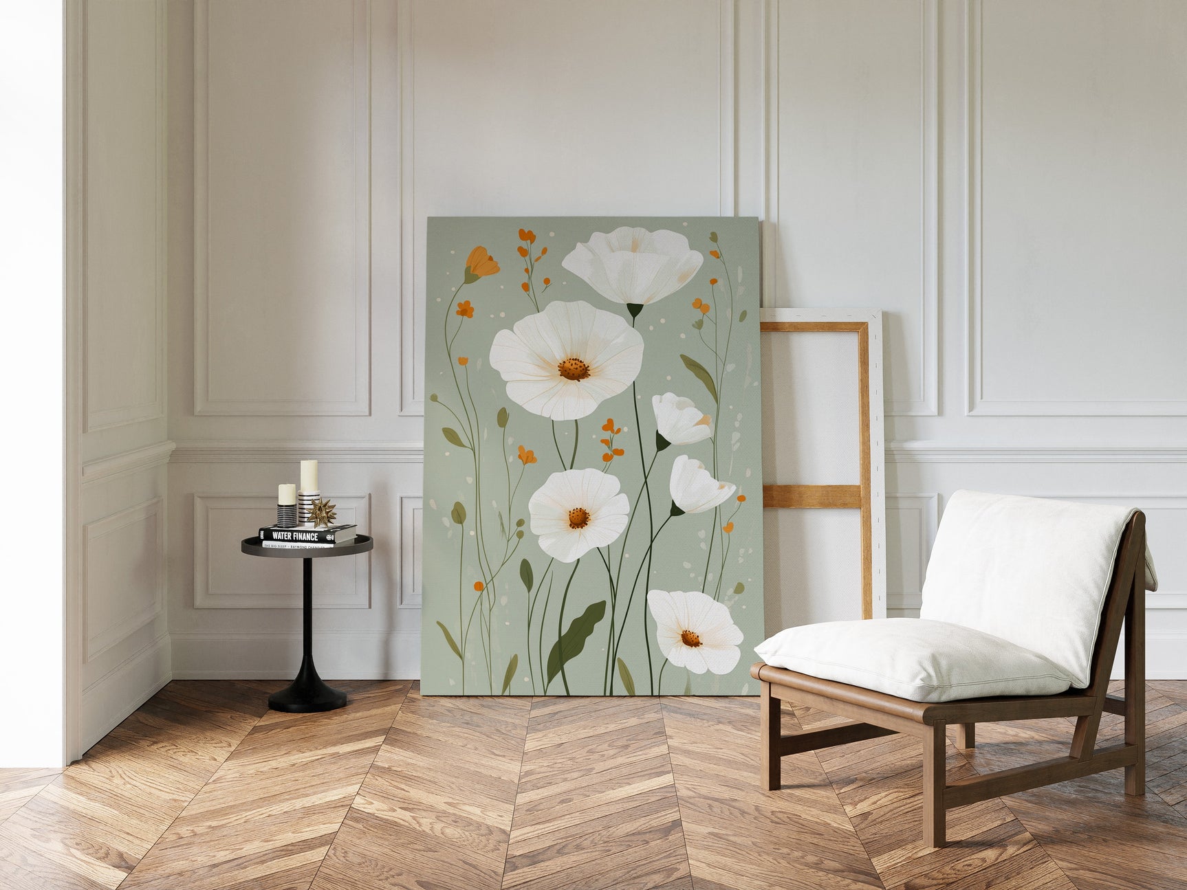 Tranquil Meadows - Modern Floral Canvas Art