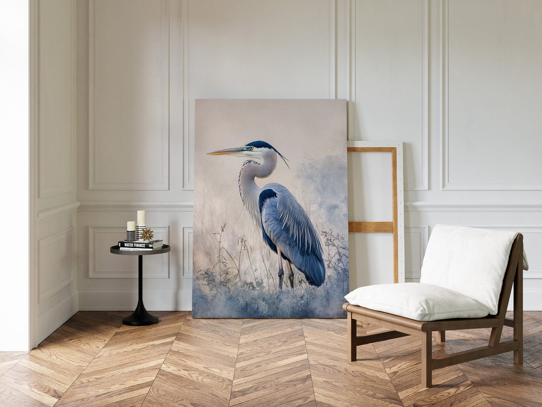 Azure Elegance in Mist