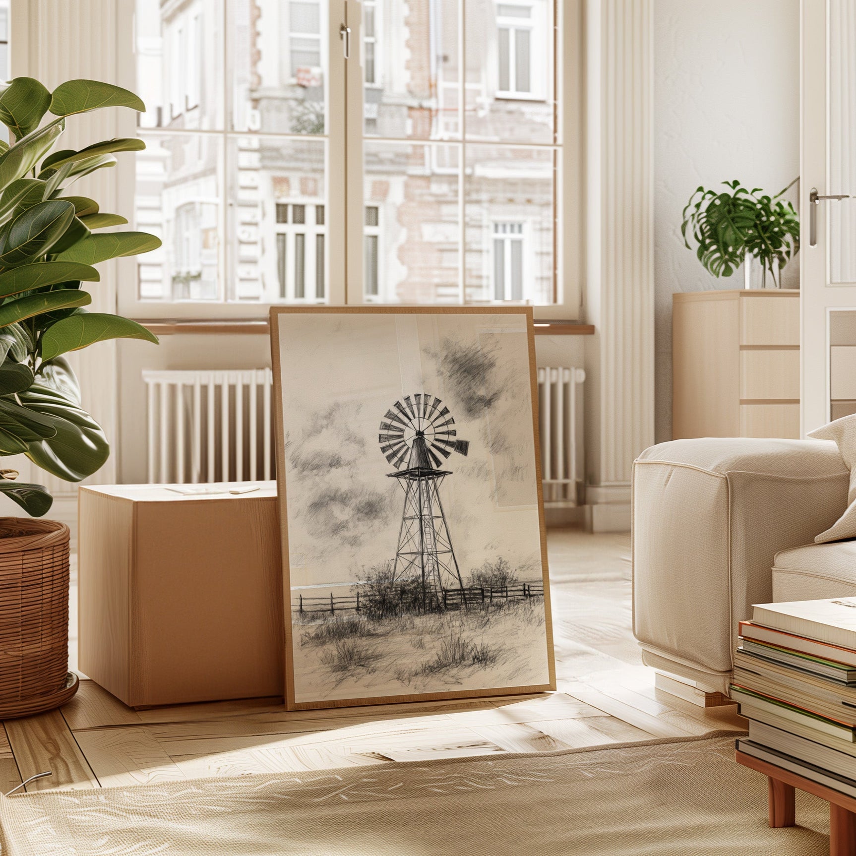 Monochrome Windmill