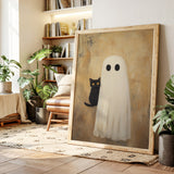 Spooky Feline Friendship