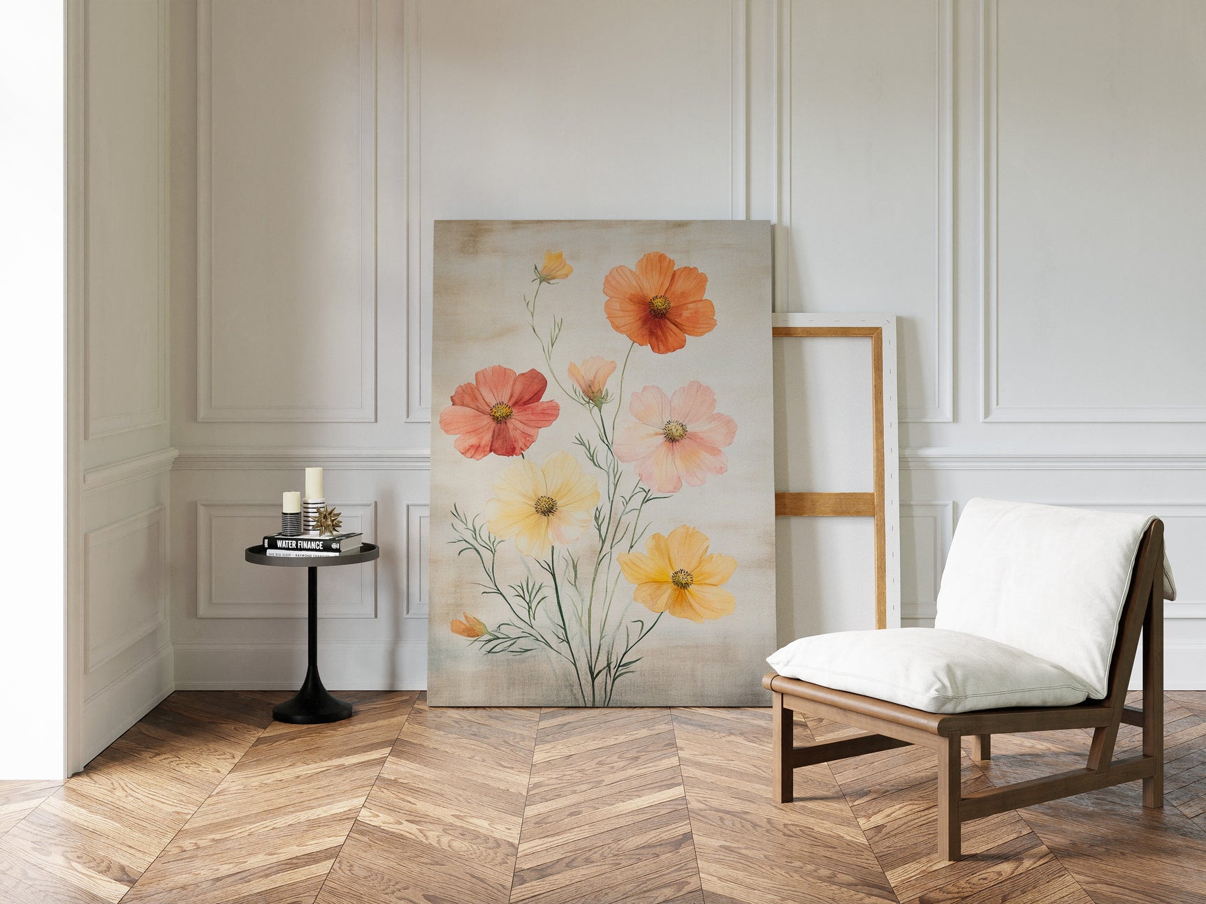 Sunlit Pastel Blossoms