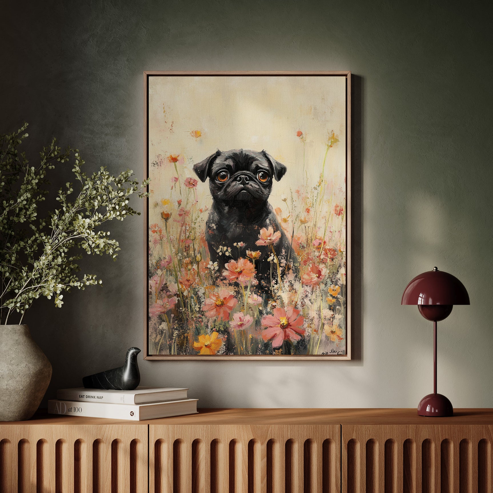 Blissful Pug Meadow