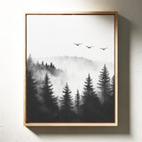 Misty Woodland Reverie