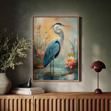 Heron Serenity in Azure