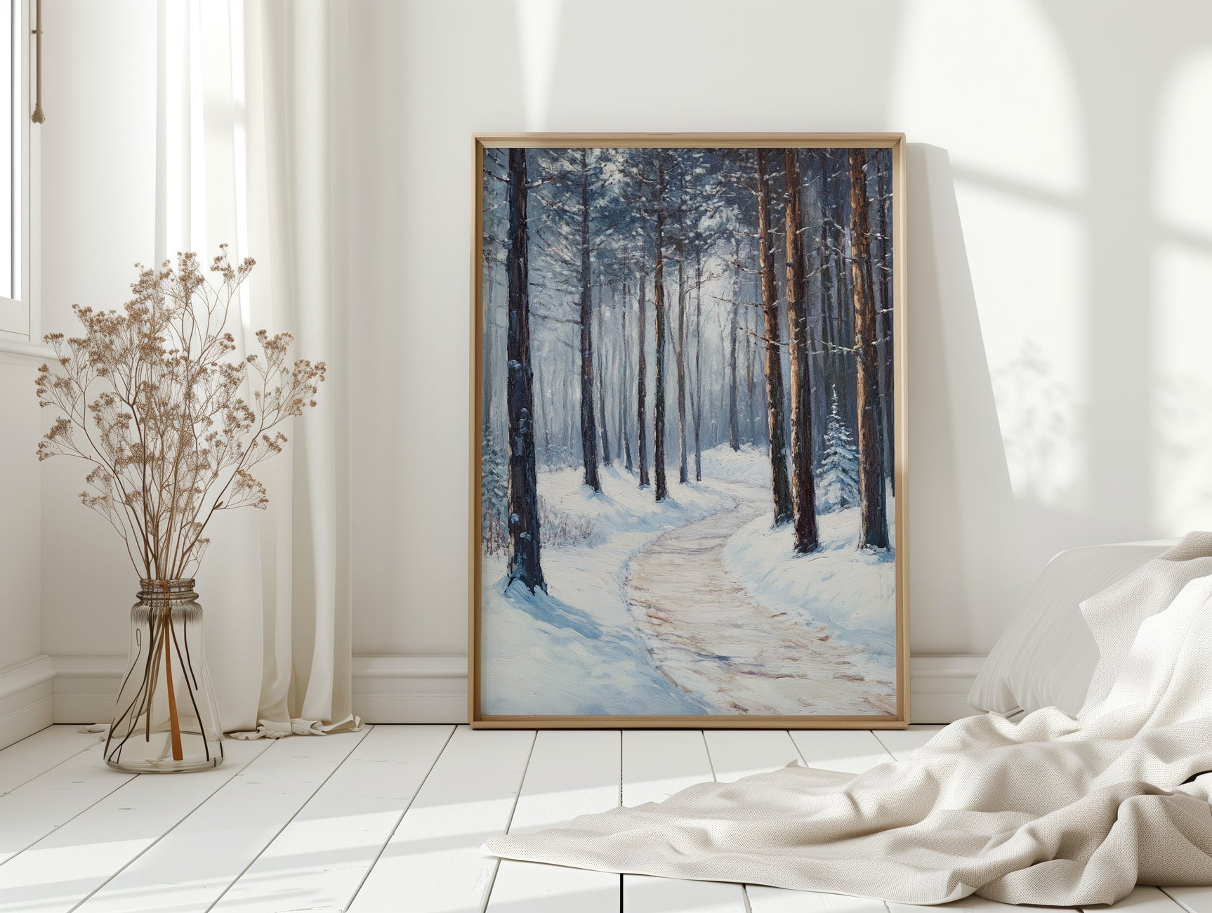 A Path Through Winter's Embrace