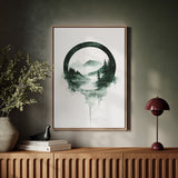 Tranquil Wilderness - Minimalist Forest Art