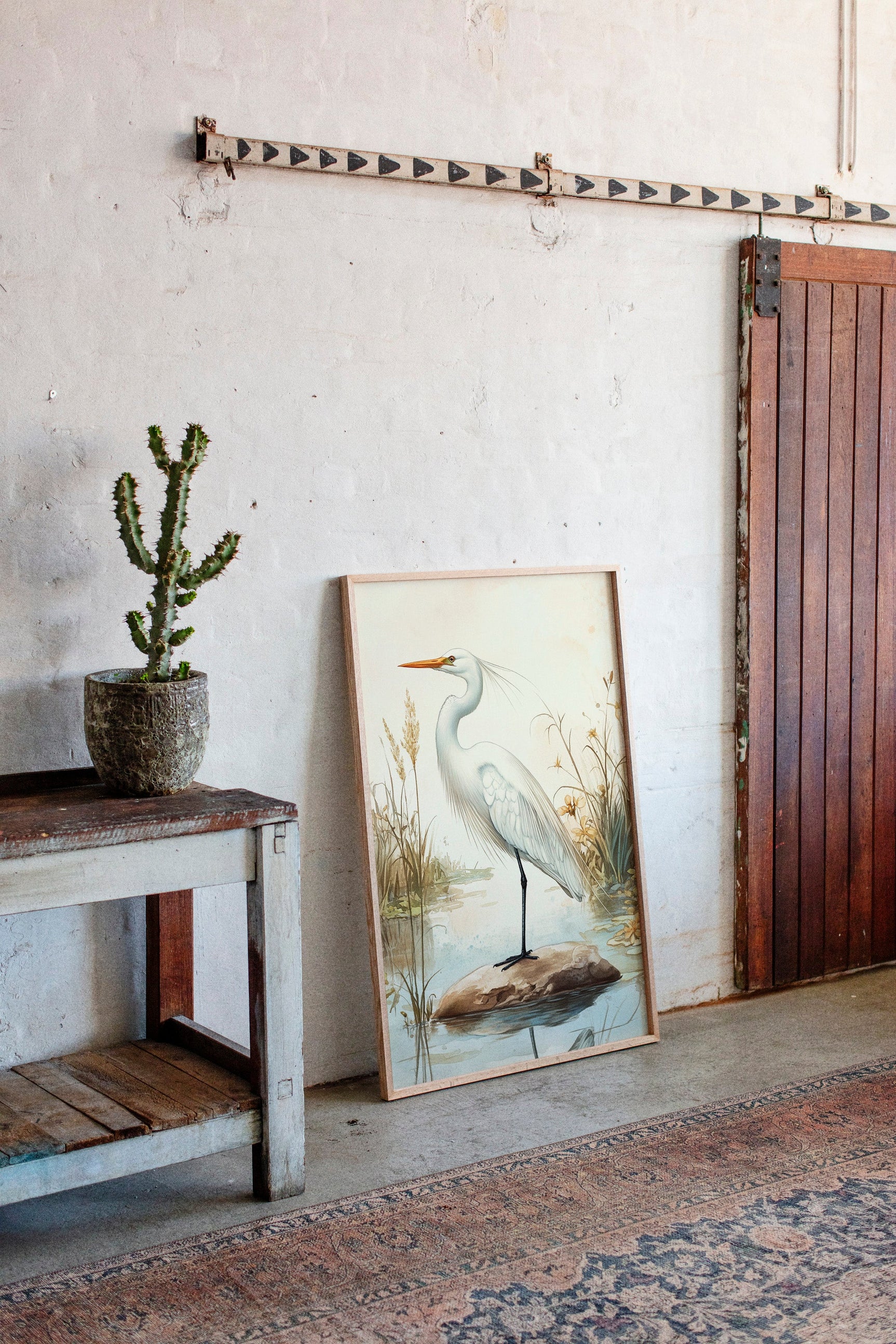 Tranquil Heron Reverie