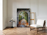 Sunlit Citrus Pathway