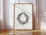 Simple Hand-Drawn Wreath