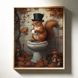 A Squirrel's Unexpected Interlude