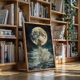 Lunar Reverie by the Sea