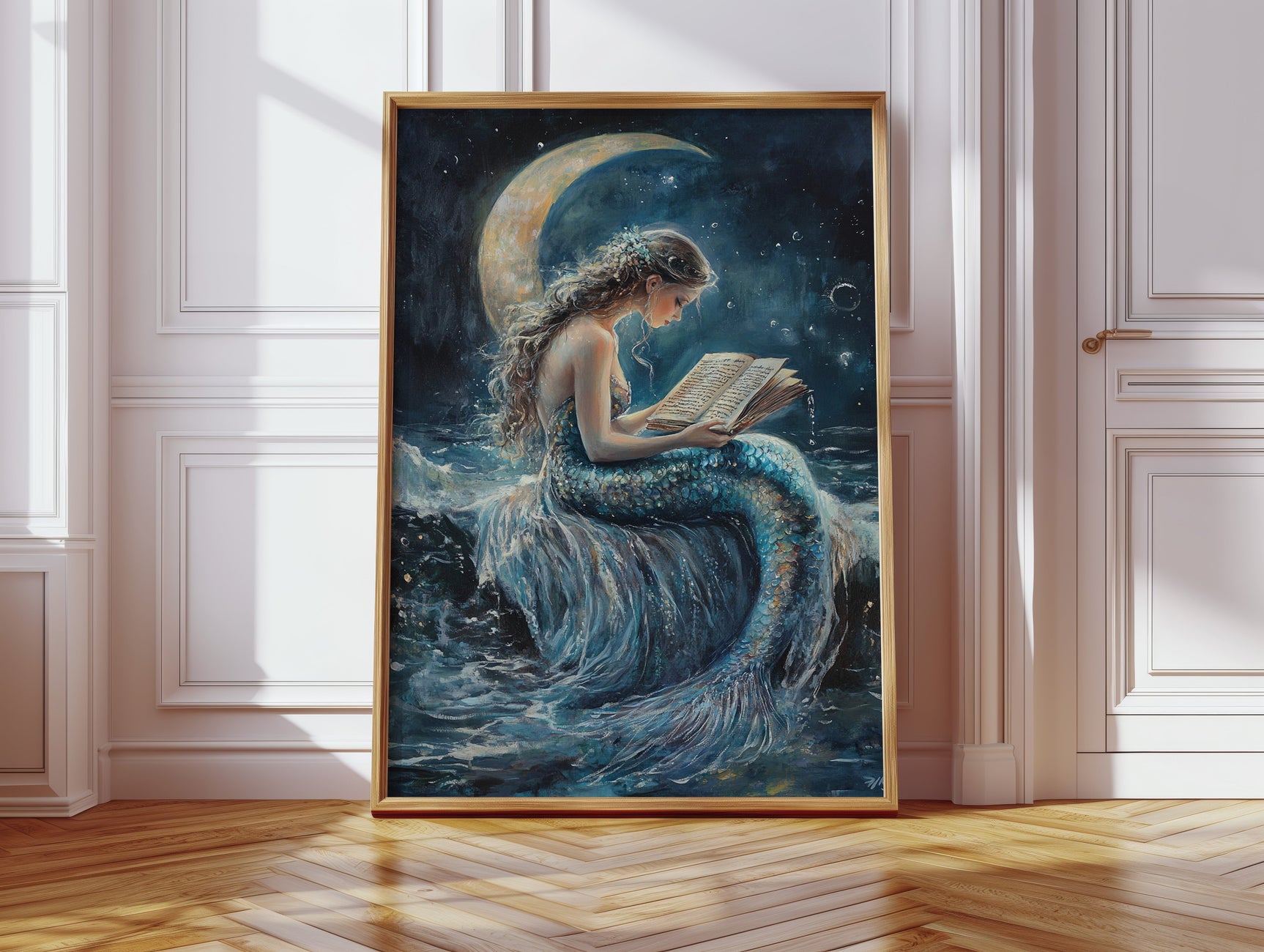 Moonlit Verses Beneath the Waves