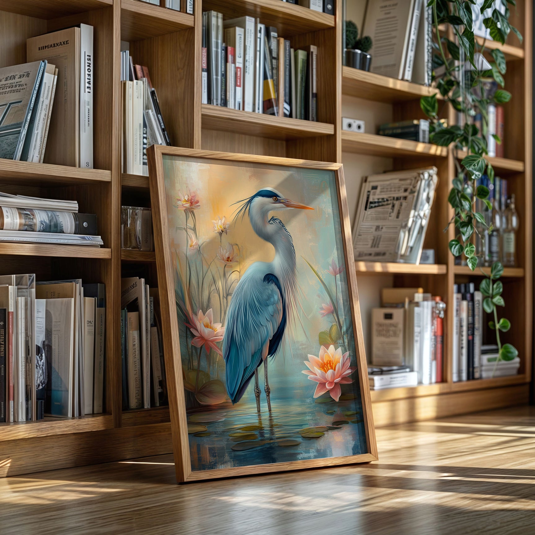 Heron Serenity in Azure