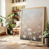 Serenity in Beige Blossoms