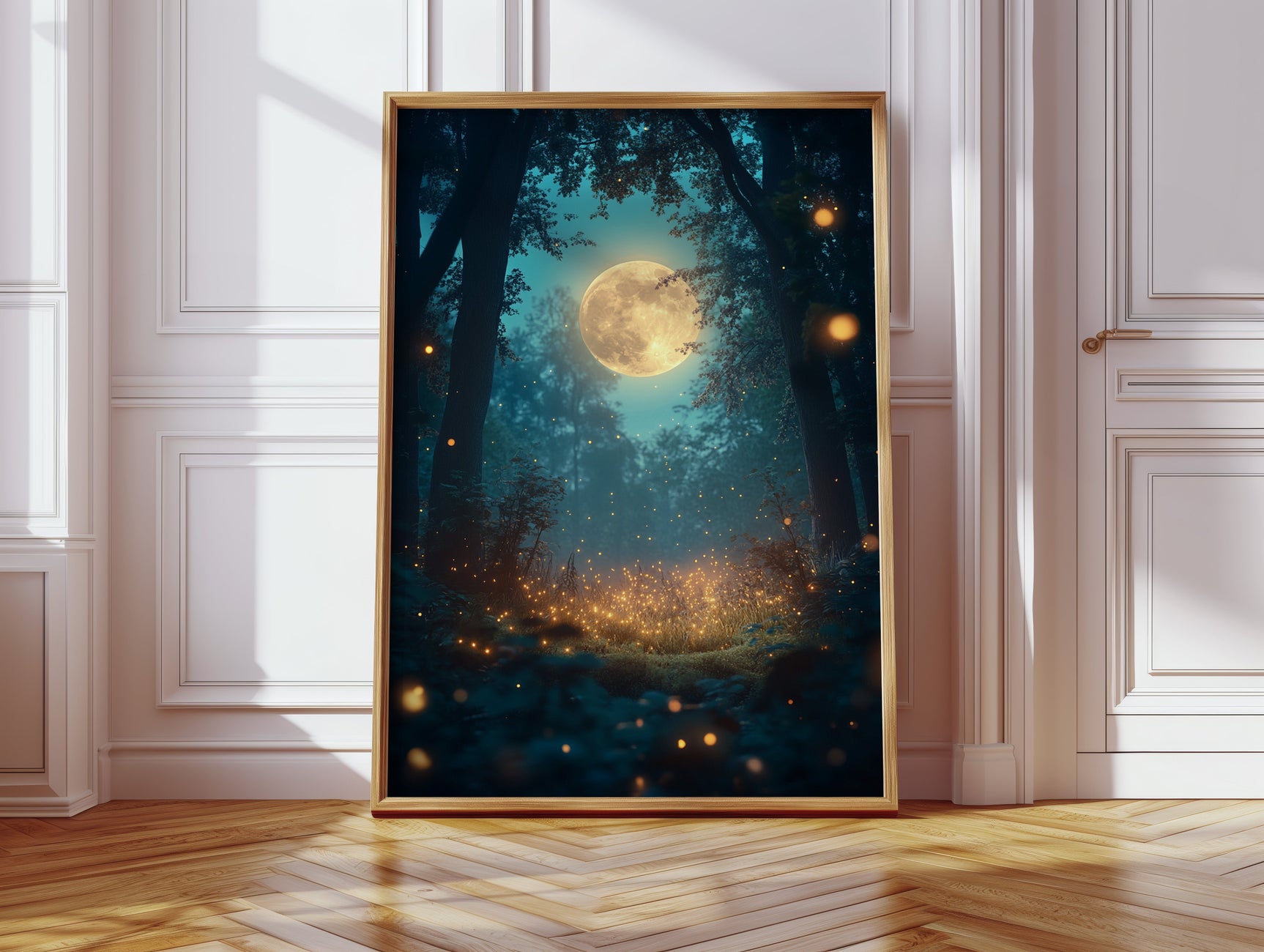 Moonlit Whispers in the Grove