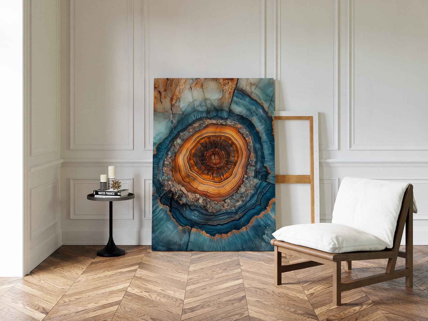 Ethereal Geode - Abstract Mineral Art